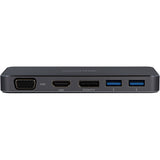 VisionTek VT200 Dual Display USB-C Docking Station with Power Passthrough