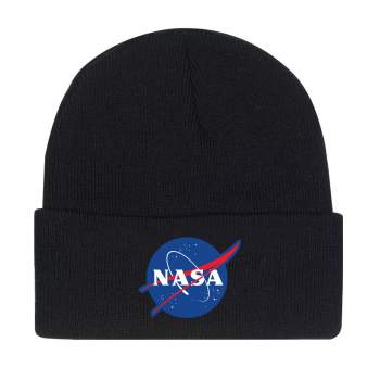 Rothco Mens Deluxe NASA Meatball Logo Embroidered Watch Cap