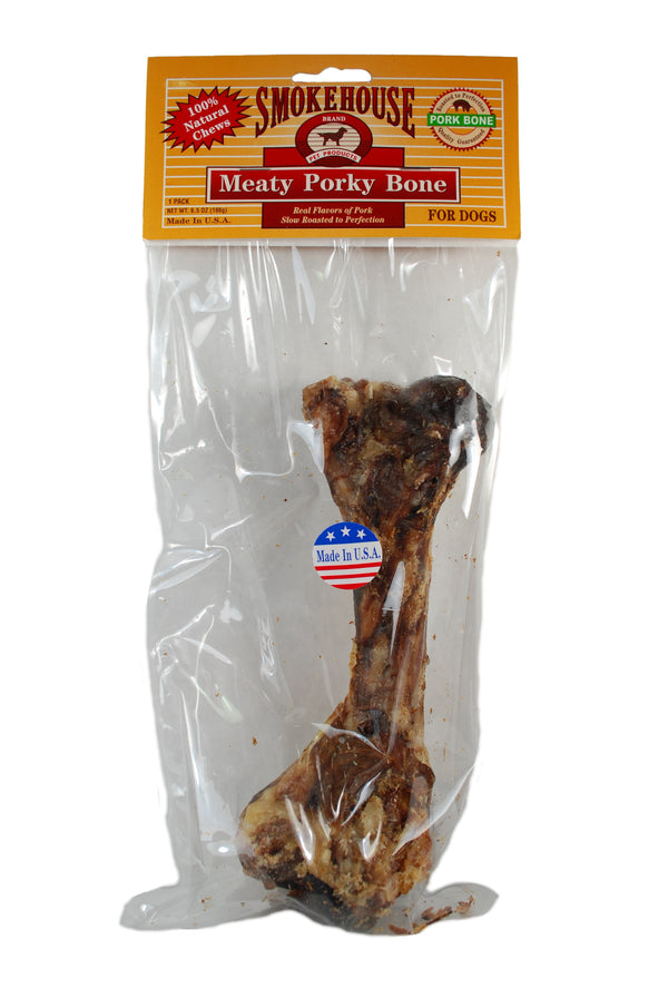 SMOKEHOUSE Porky Bone - Meaty - 1 Count