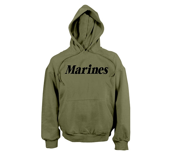 Rothco Mens Marines Pullover Hooded Sweatshirt - Size S - XL