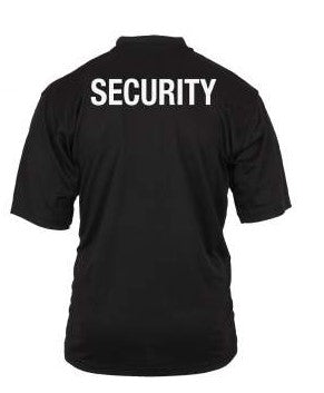 Rothco Mens Moisture Wicking Security Short Sleeve Polo Shirt - Size 2XL