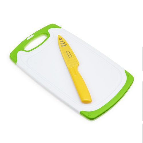 True Small Cutting Board With Paring Knife Set