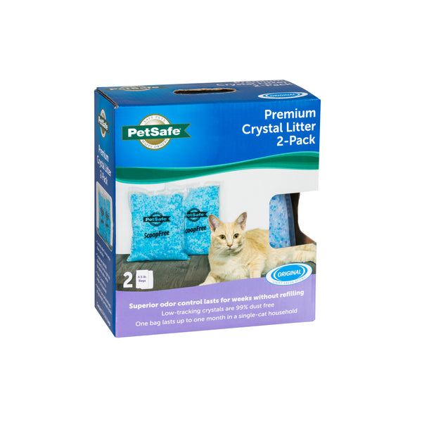 PetSafe ScoopFree Premium Blue Crystal Litter - 2 Pack