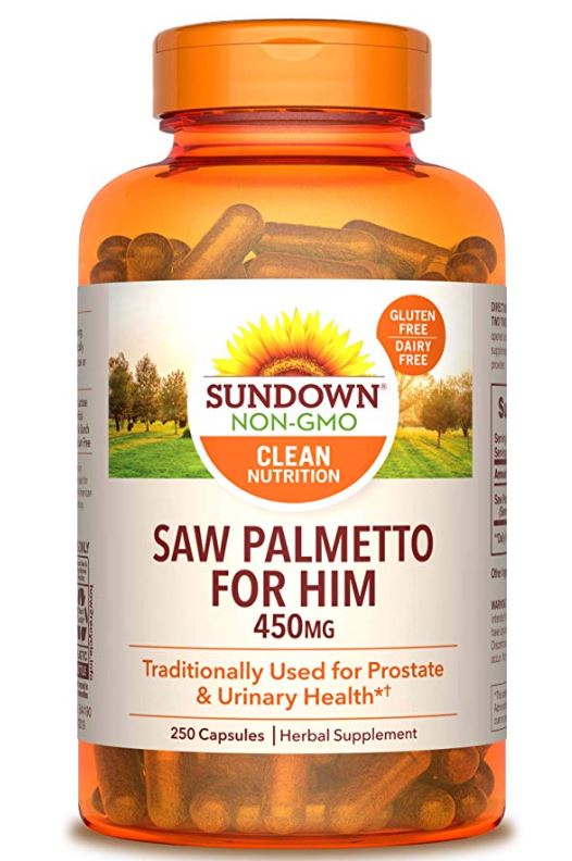 Sundown Naturals Herbal Supplement Saw Palmetto Capsules - 450mg - 250 Count