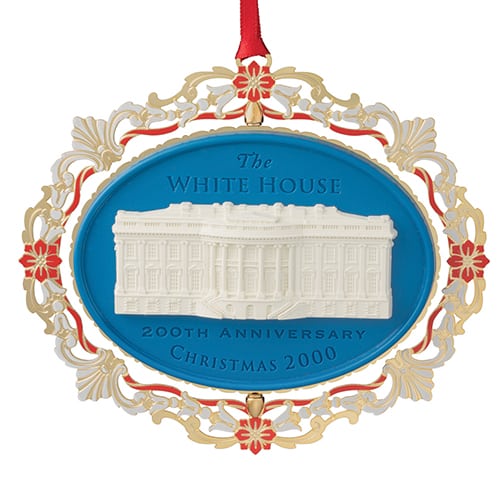 ChemArt White House Collection - 2000 200th Anniversary of the White House Ornament Holiday Ornament