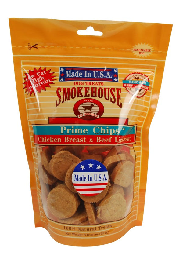 SMOKEHOUSE Prime Chips - Chicken Breast & Beef Ligament - 8 oz.