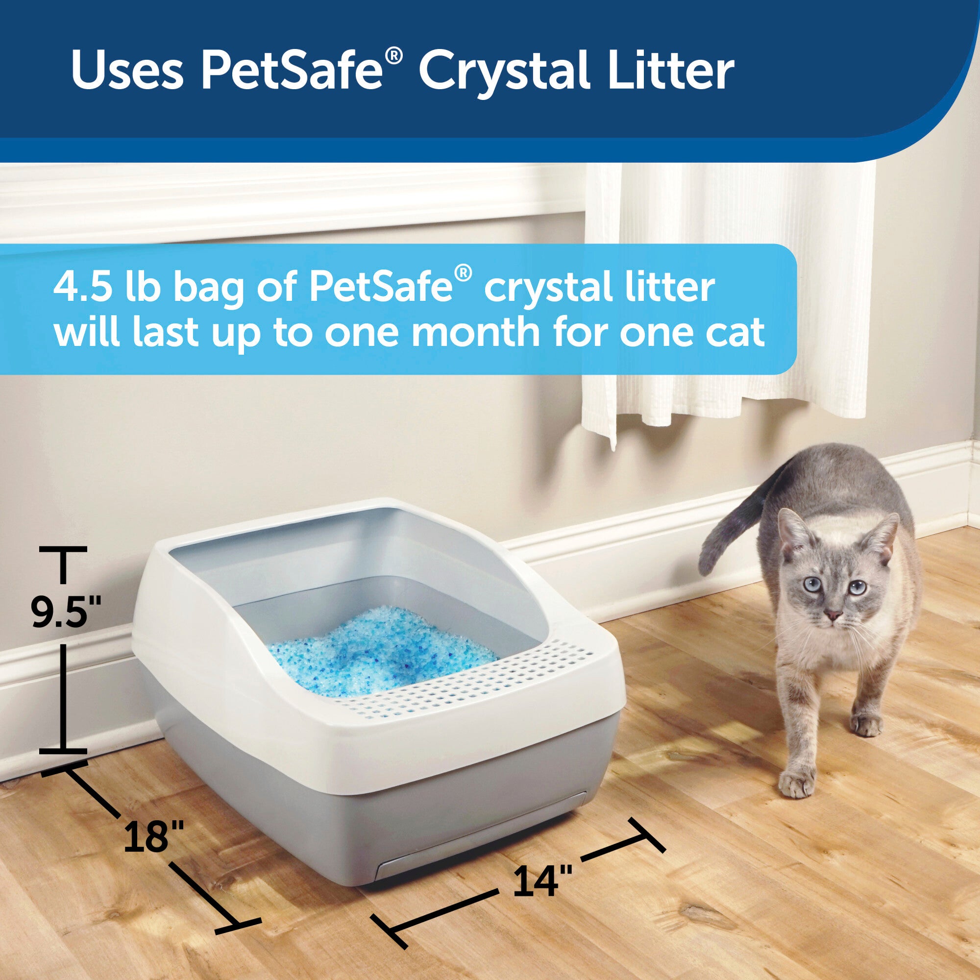 PetSafe Deluxe Crystal Litter Box System – ShopCGX
