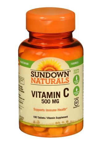Sundown Naturals Vitamin C Vitamin Supplement Tablets - 500mg - 100 Count