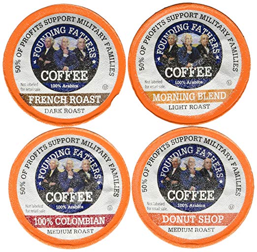 Founding Fathers Coffee Variety Pack - 80 Count