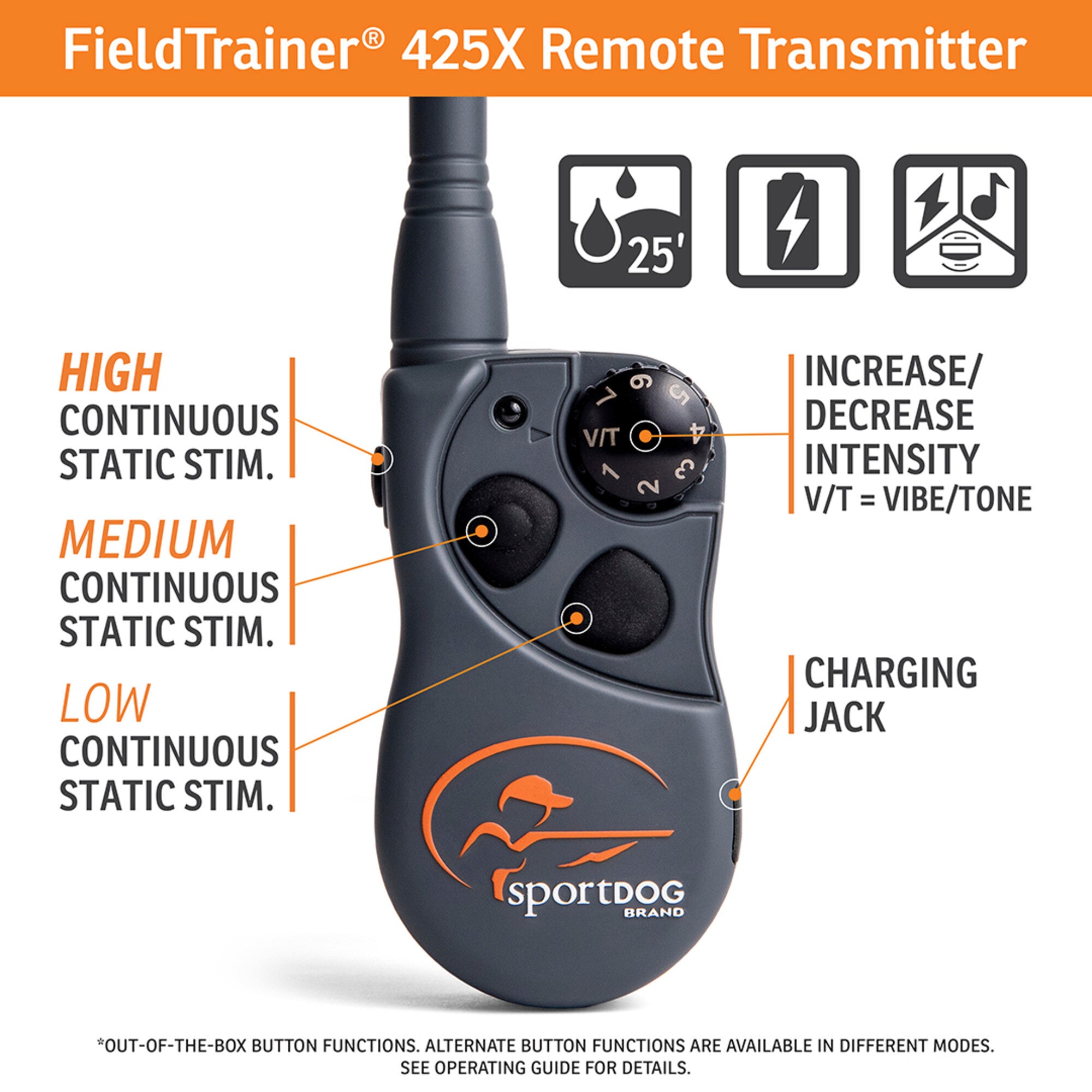 SportDOG Brand FieldTrainer 425X Remote Trainer