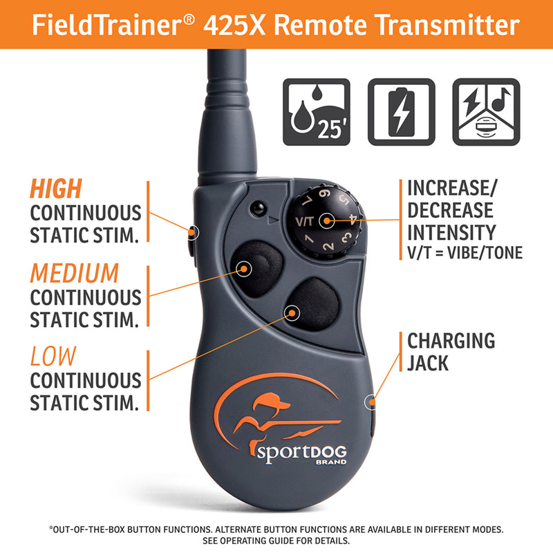 SportDOG Brand FieldTrainer 425X Remote Trainer