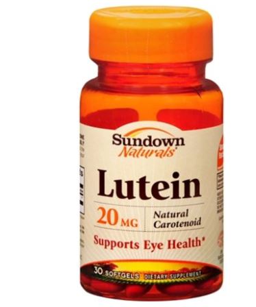Sundown Naturals Supplement Lutein Supplement Softgels - 20mg - 30 Count