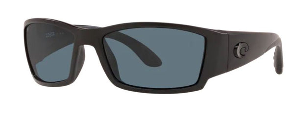 Costa Del Mar Mens Corbina Blackout Frame - Gray 580 Plastic Lens - Polarized Sunglasses