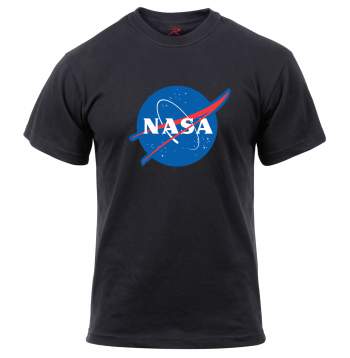 Rothco Mens Authentic NASA Logo Short Sleeve T-Shirt