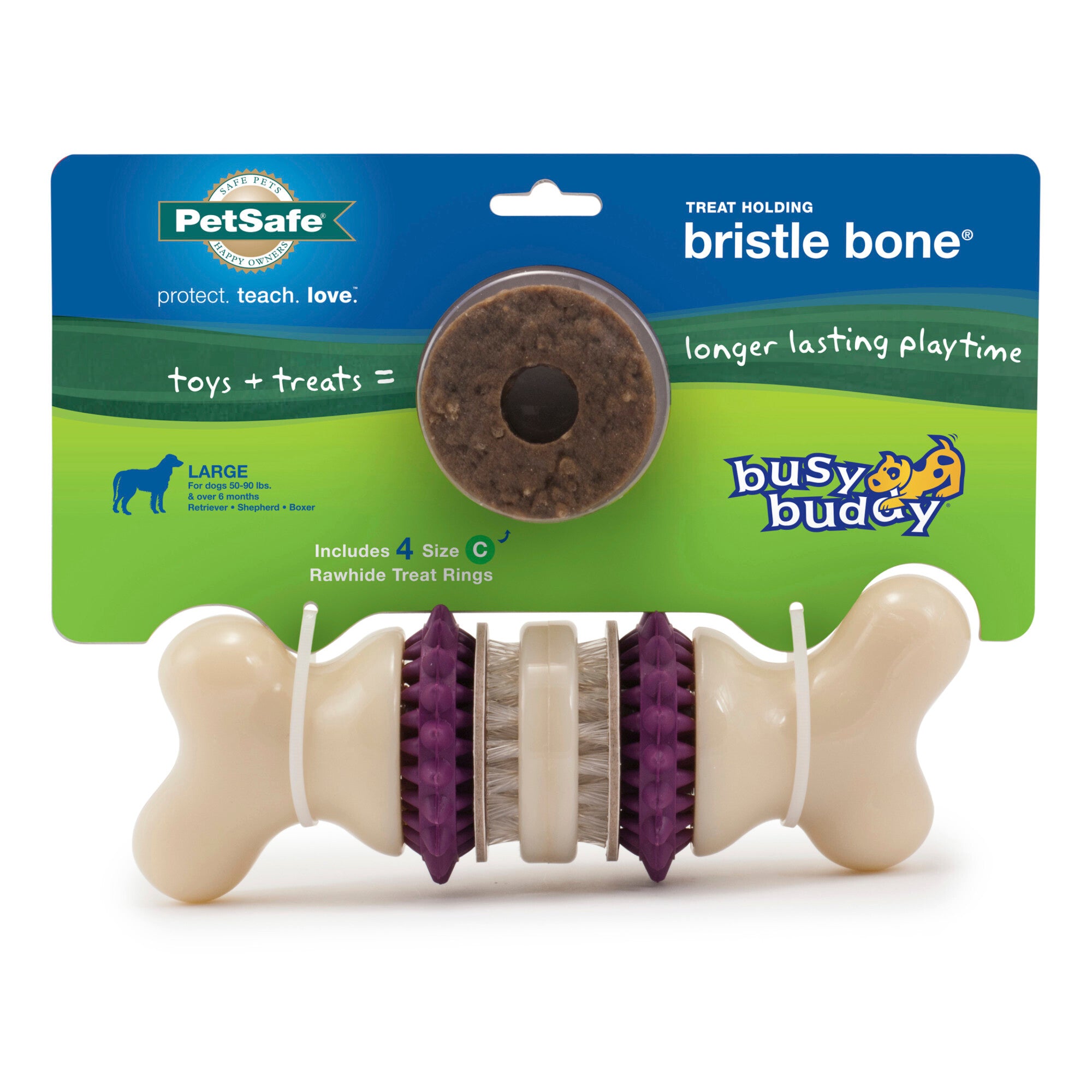 PetSafe Busy Buddy Bristle Bone - Large