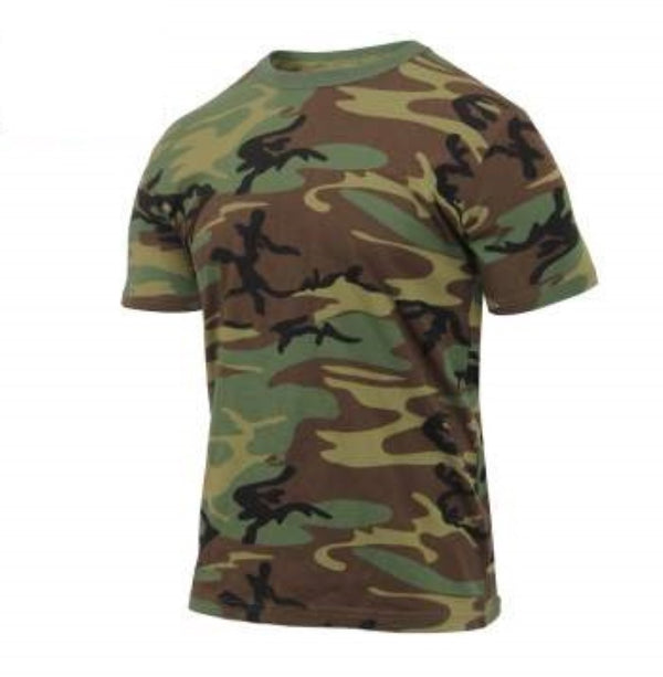 Rothco Mens Athletic Fit Camo T-Shirt
