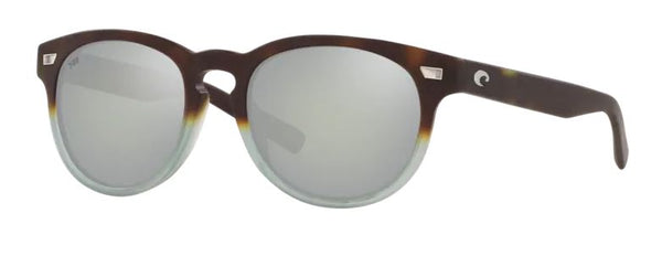 Costa Del Mar Del Mar Matte Tide Pool Frame - Gray Silver Mirror 580 Glass Lens - Polarized Sunglasses