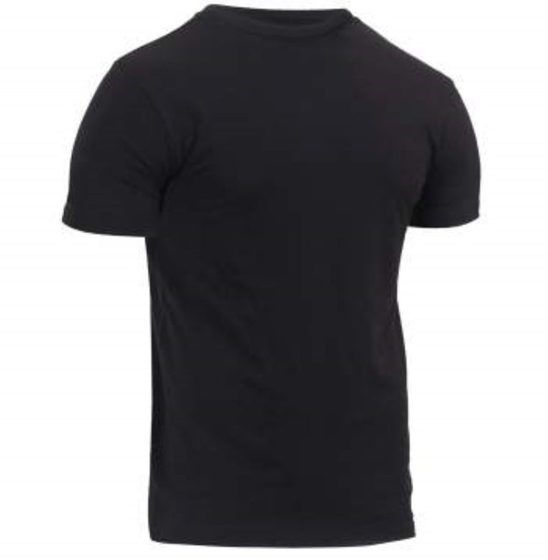 Rothco Mens Athletic Fit Solid Color Military Short Sleeve T-Shirt