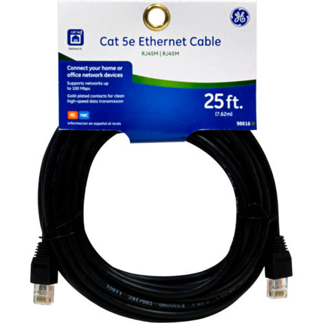 GE Cat 5E Ethernet Cable