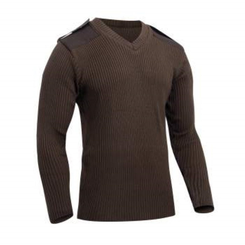 Rothco Mens G.I. Style Acrylic V-Neck Sweater - Size S - XL