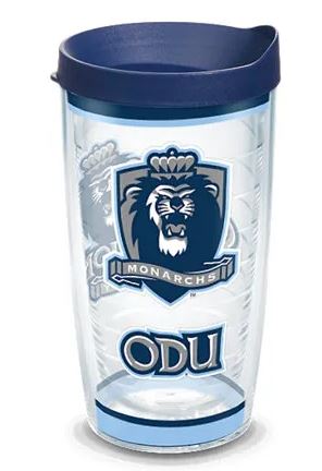 tervis Old Dominion University Logo Wrap Insulated Tumbler With Travel Lid - 16 Oz.