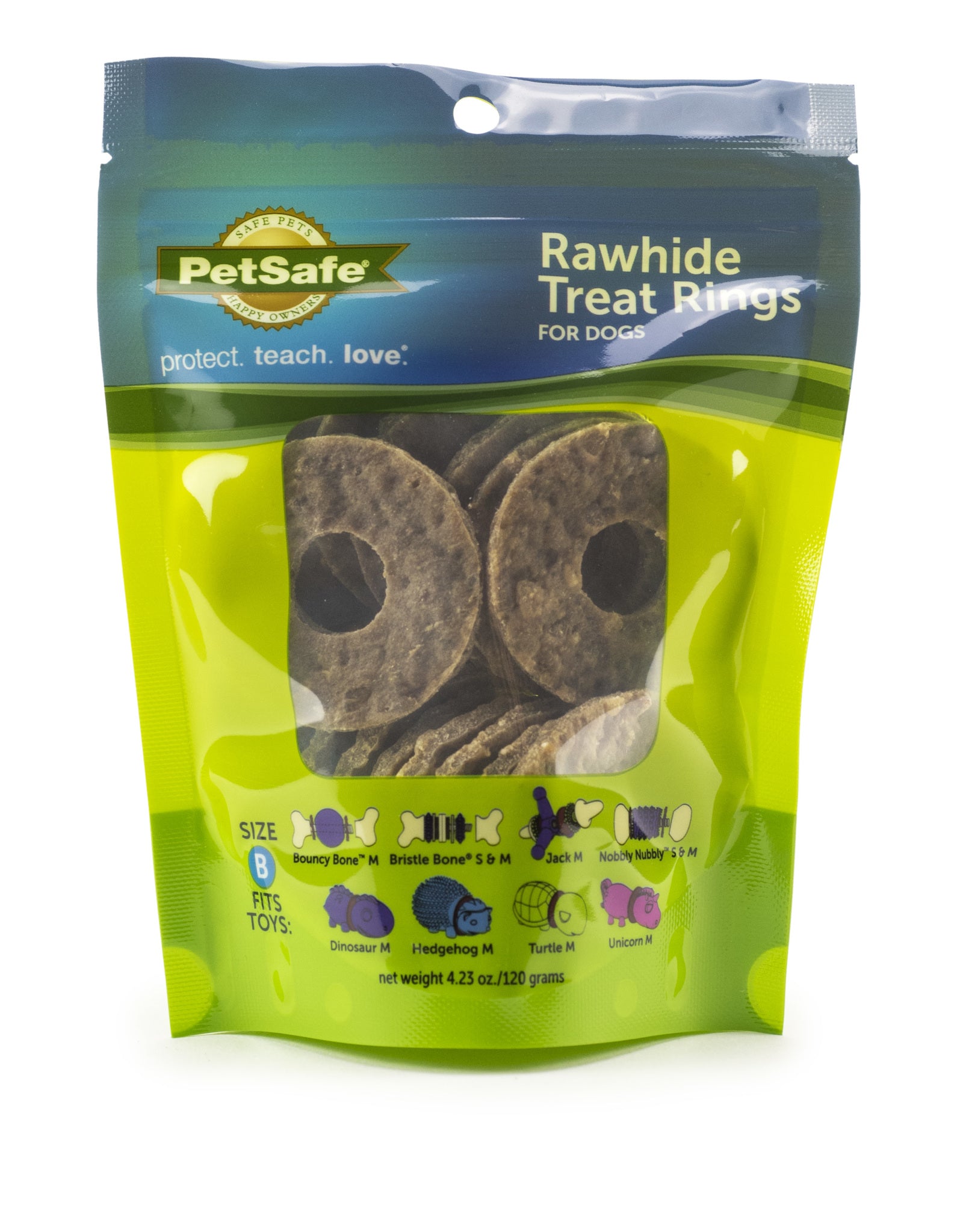 PetSafe Busy Buddy Rawhide Treat Ring Refills Original Rawhide Med ShopCGX