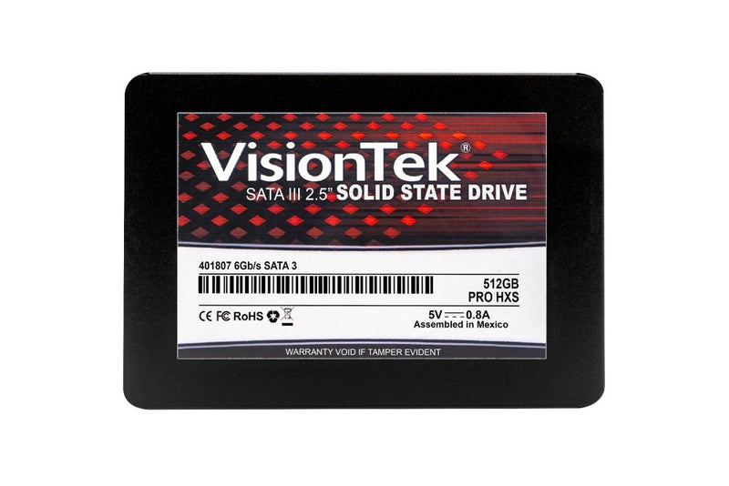 VisionTek 512GB PRO HXS 7mm 2.5" SSD