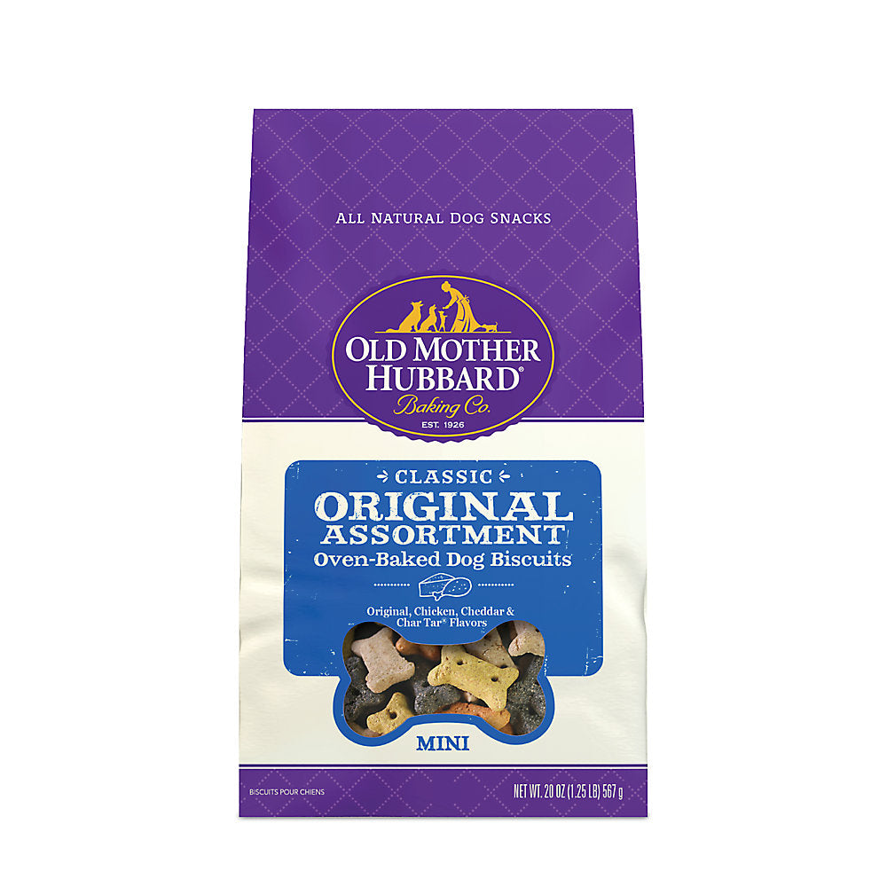 Old Mother Hubbard Original Assortment Oven Baked Dog Biscuits - Mini - 20 oz. Bag