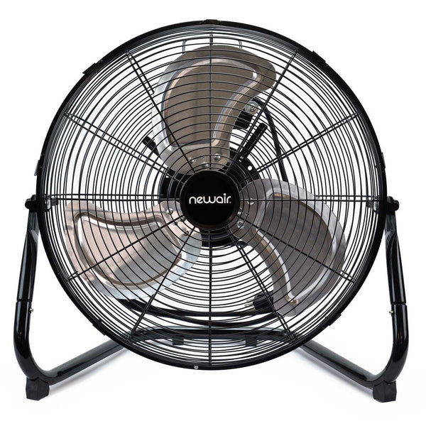 NewAir 18” High Velocity Portable Floor Fan with 3 Fan Speeds and Long-Lasting Ball Bearing Motor