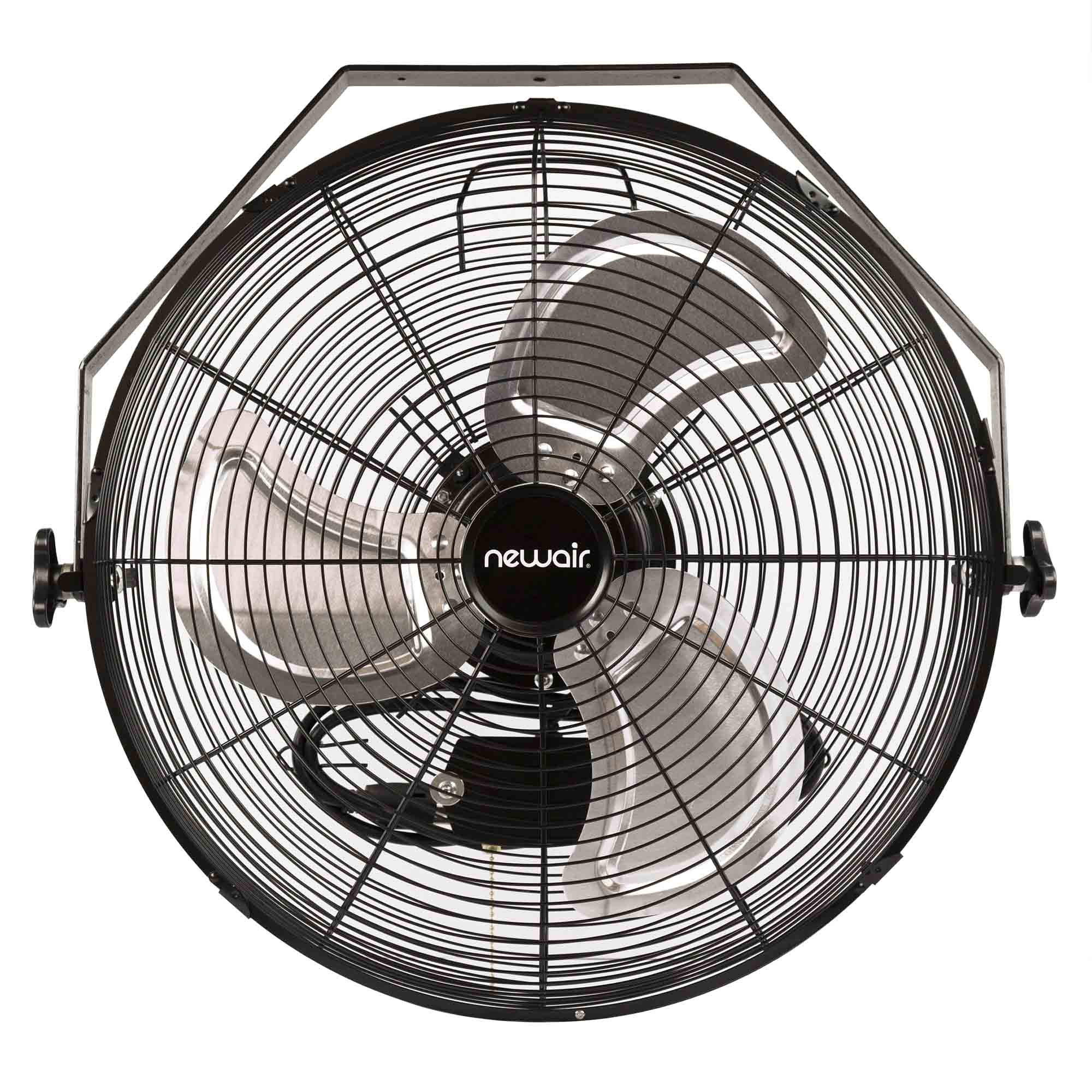 NewAir 18” High Velocity Wall Mounted Fan with Sealed Motor Housing and Ball Bearing Motor