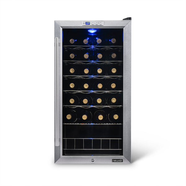 NewAir Freestanding 27 Bottle Compressor Wine Fridge