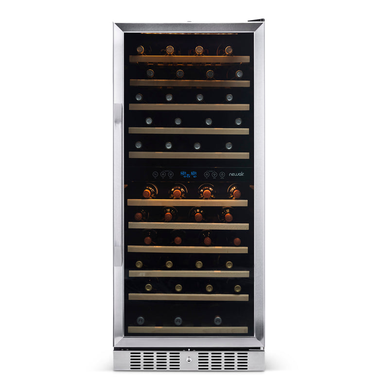 NewAir 116 Bottle Dual Zone Compressor Wine Cooler