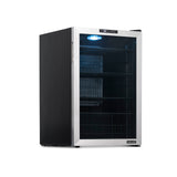 NewAir 160 Can Freestanding Beverage Fridge-SS with SplitShelf