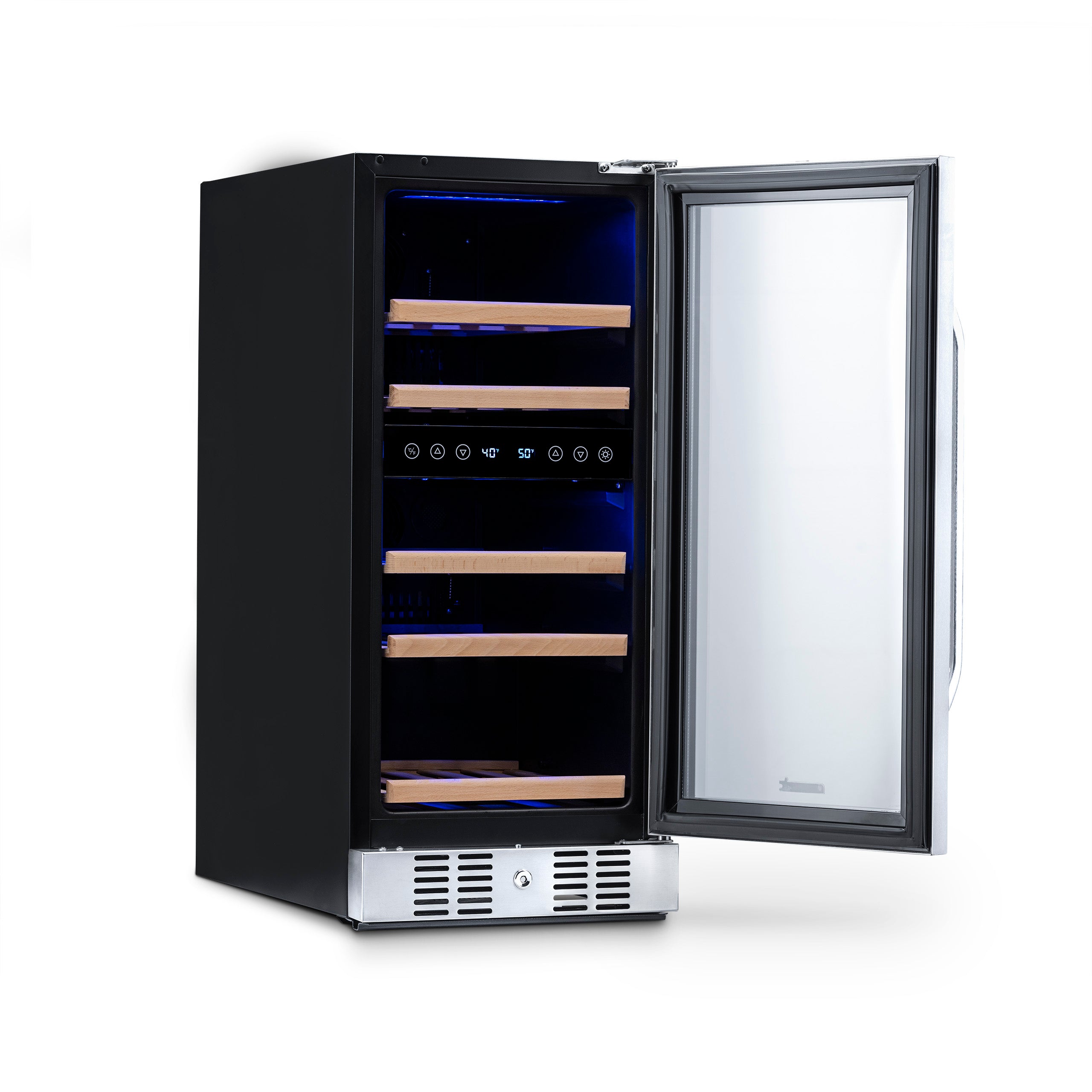 NewAir 29 Bottle Dual Zone Compressor Wine Cooler