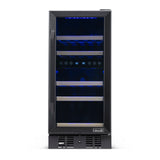 NewAir 15" Built In 29 Bottle Dual Zone Compressor Wine Cooler