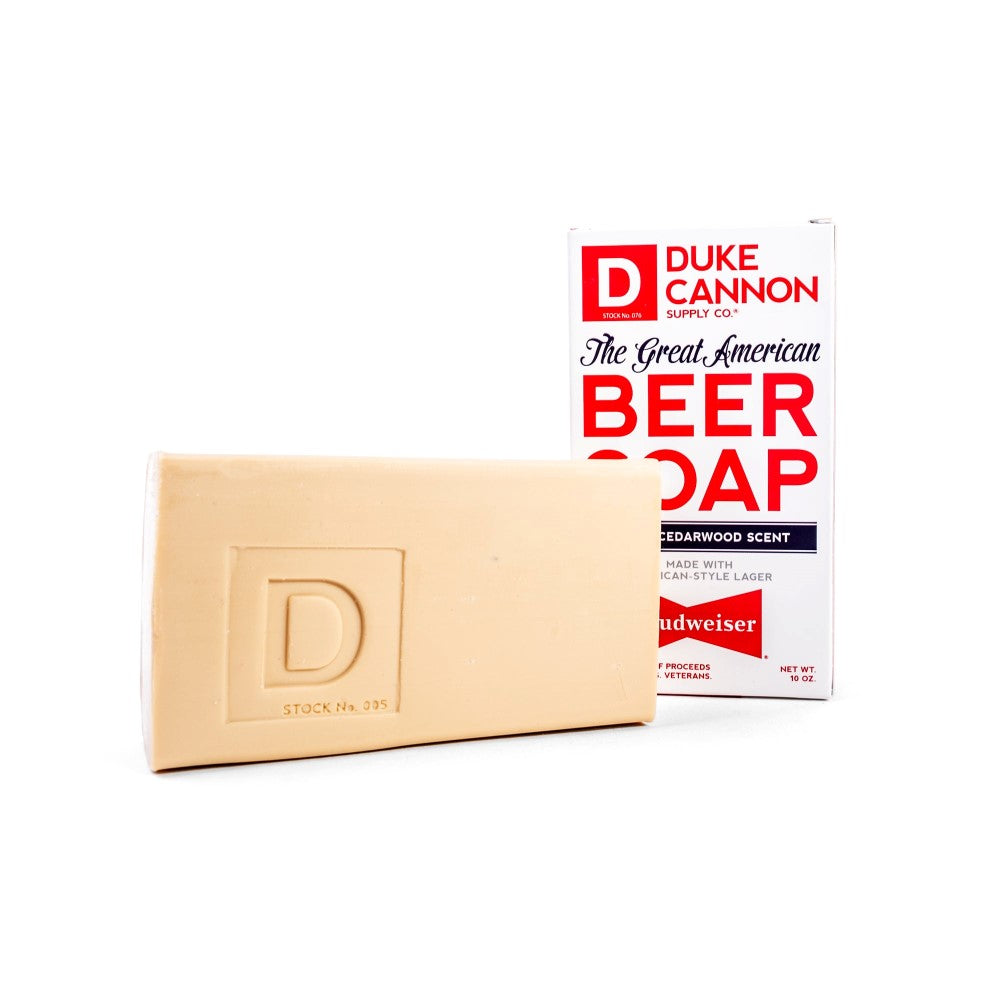 DUKE CANNON Great American Beer Soap - Budweiser