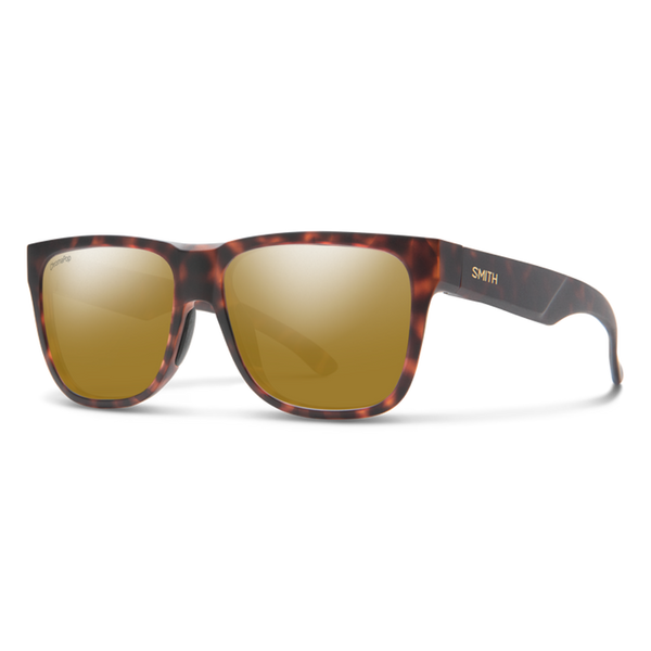 Smith Lowdown 2 Matte Tortoise Frame - ChromaPop Polarized Bronze Mirror Lens - Polarized Sunglasses