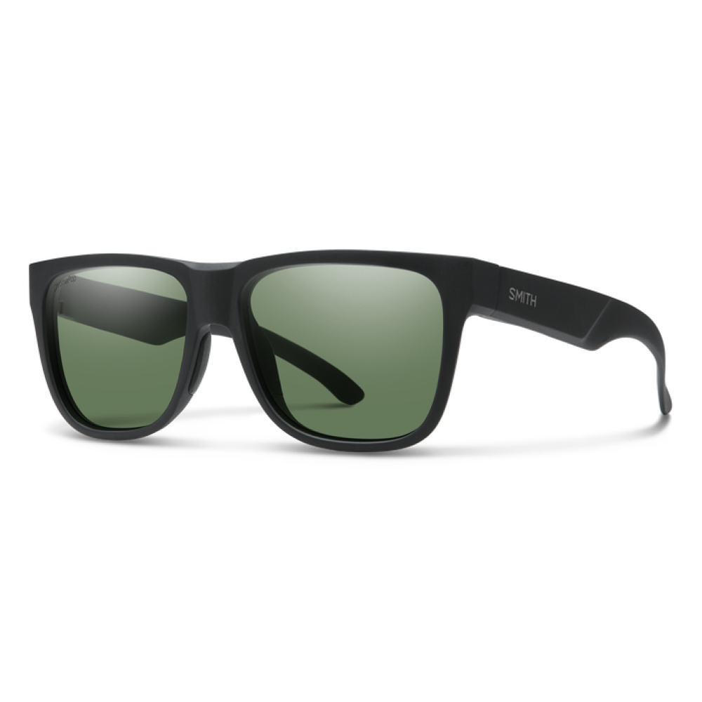 Smith Lowdown 2 Matte Black Frame - ChromaPop Polarized Gray Green Lens - Polarized Sunglasses
