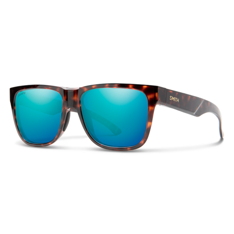 Smith Lowdown 2 Tortoise Frame - ChromaPop Polarized Opal Mirror Lens - Polarized Sunglasses