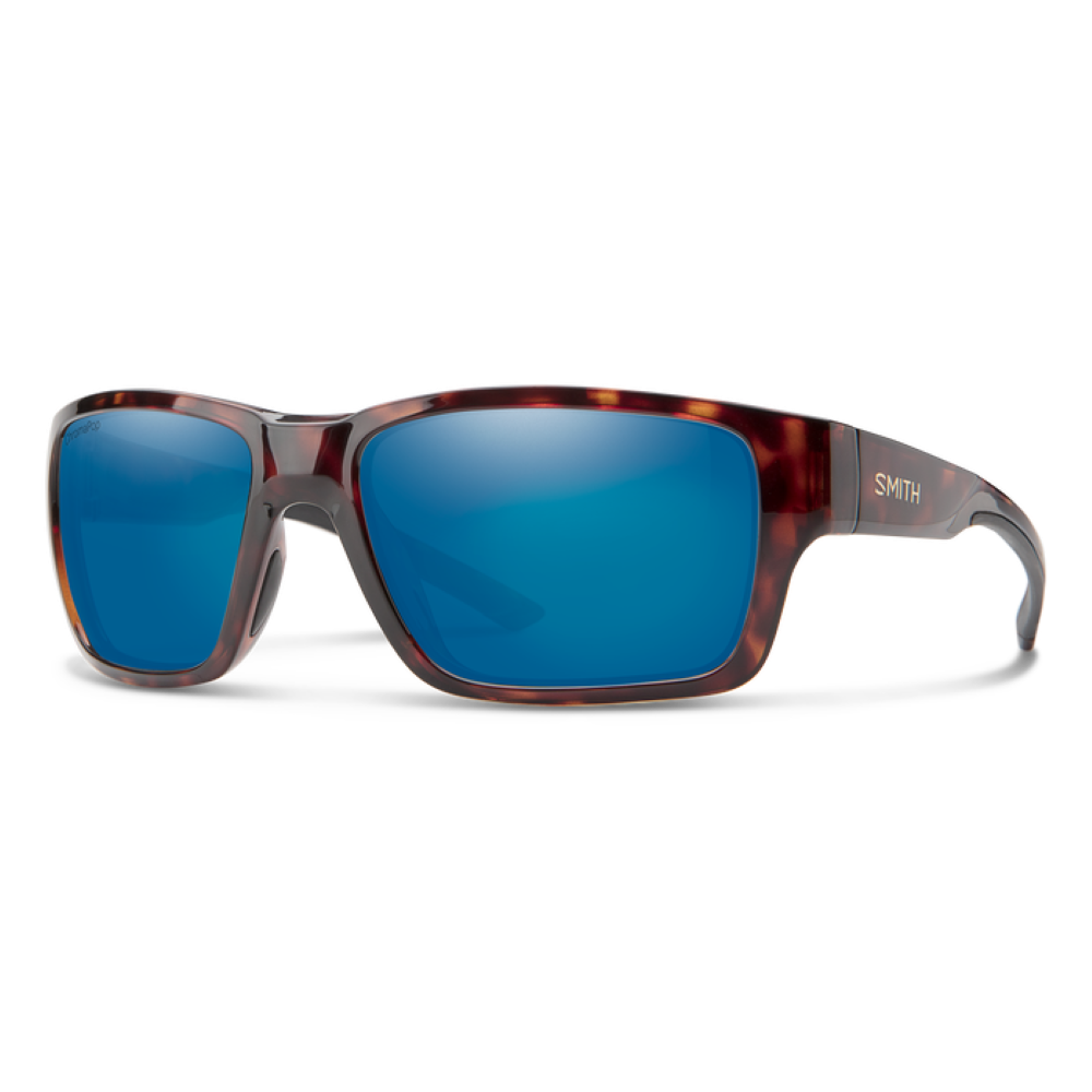 Smith Outback Tortoise Frame - ChromaPop Polarized Blue Mirror Lens - Polarized Lens