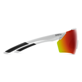 Smith Ruckus Matte White Frame - ChromaPop Red Mirror Lens - Polarized Sunglasses