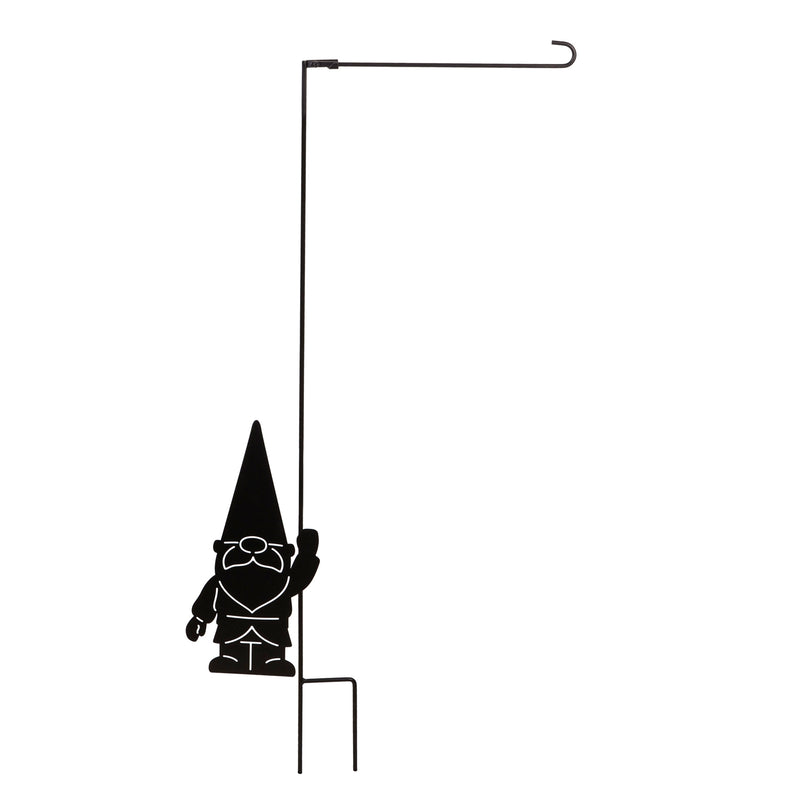 Evergreen Gnome Garden Flag Stand