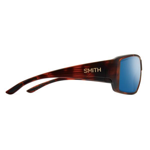Smith Guide's Choice Matte Havana Frame - ChromaPop Glass Polarized Blue Mirror Lens - Polarized Sunglasses