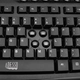 Adesso 2.4 GHz Wireless Desktop Keyboard and Mouse Combo