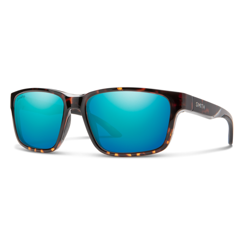 Smith Basecamp Tortoise Frame - ChromaPop Polarized Opal Mirror Lens - Polarized Sunglasses