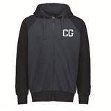 Coast Guard Mens Embroidery Cantor Ottoman Full Zip Jacket