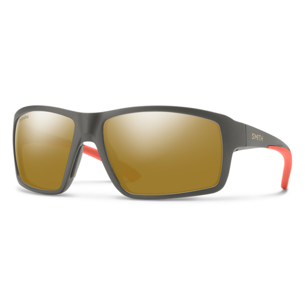 Smith Hookshot Matte Gravy Frame - ChromaPop Polarized Bronze Mirror Lens - Polarized Sunglasses