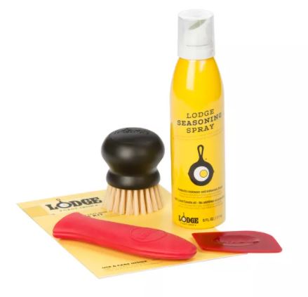 Lodge Seasoned Cast Iron Care Kit