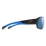 Smith Deckboss Matte Black Blue Frame - ChromaPop Polarized Blue Mirror Lens - Polarized Sunglasses