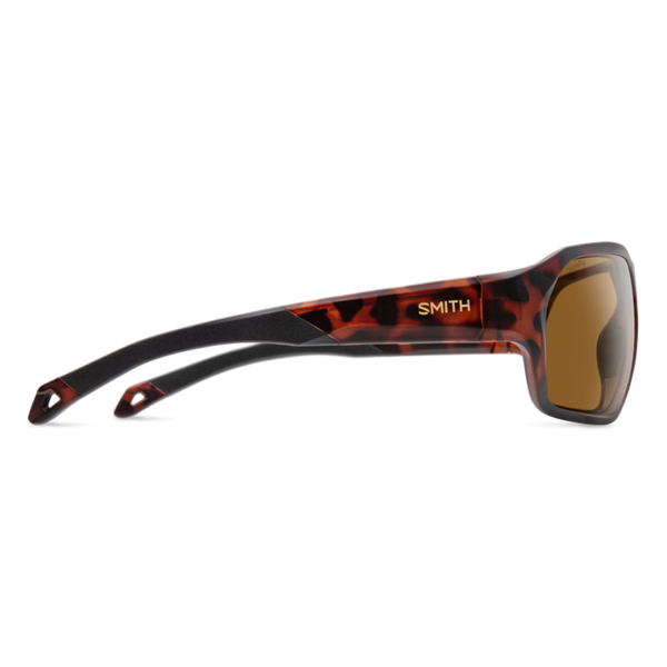 Smith Deckboss Matte Tortoise Frame - ChromaPop Glass Polarized Brown Mirror Lens - Polarized Sunglasses